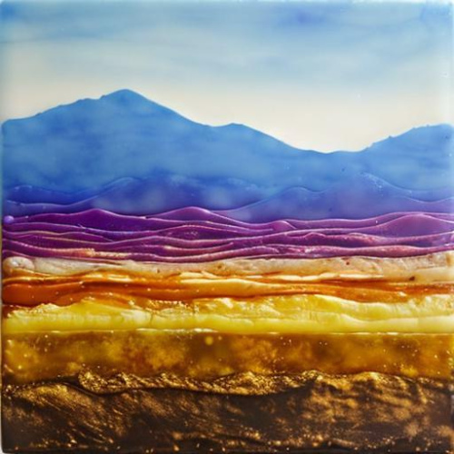 Encaustic landscape1